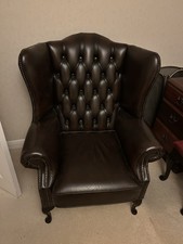 This is a classic Chesterfield Queen Anne Wing Chair.