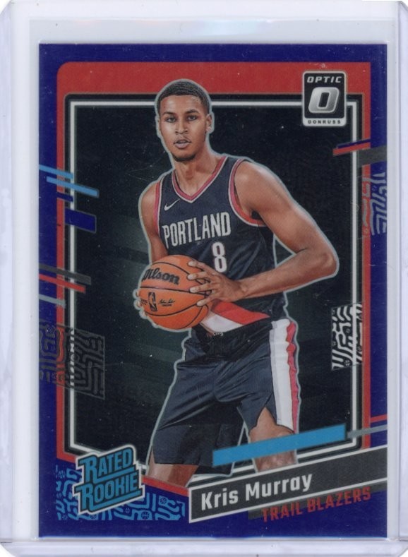 Kris Murray 2023-24 Donruss Optic RC Purple #213 Portland Trail Blazers