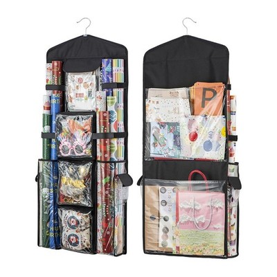 Wrapping  Organizer - Hanging Gift Wrap Storage Container, -Sided Wrapping4448