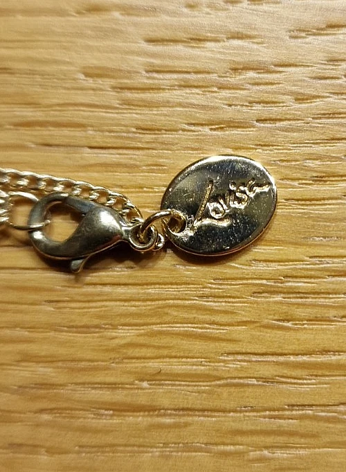 Goldfarbene Kette mit Schloss - ca. 55 cm * NEUwertig * - Bild 4 von 4