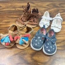 Toddler Girls Shoe Lot Size 2-4 OshKosh Garanimals Rising Star Sandals Dress