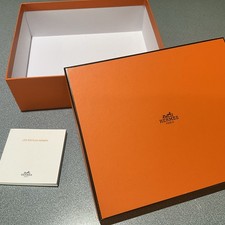 HERMES PARIS empty box 9x7.25x 3 with booklet FREE SH
