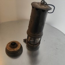 john thomas 245 Antique/Vintage Steel & Brass Miners Lamp