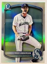 2025 Bowman Draft Chrome Kade Anderson 1st Image Variation Refractor Rare SSP!