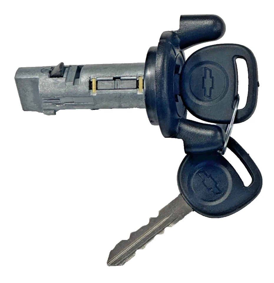 全新雪佛兰 GM 点火锁 气缸不倒翁 钥匙开关 带 2 个原始设备制造商标志钥匙 — 第 4/4 张图片