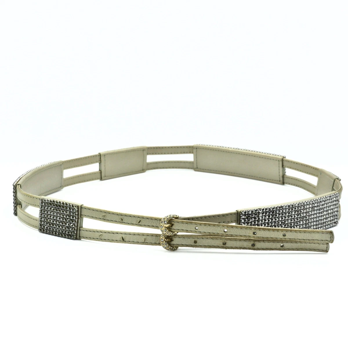 Full Rhinestone Crystal Mesh Pave Wide Belt Gold Black Silver Adjustable Womens BB SIMON Big Block Swarovski Crystal Rhinestone Belt Black  main image 2