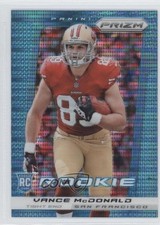 2013 Panini Prizm Rookie Light Blue Pulsar Prizm Vance McDonald #297 0a1