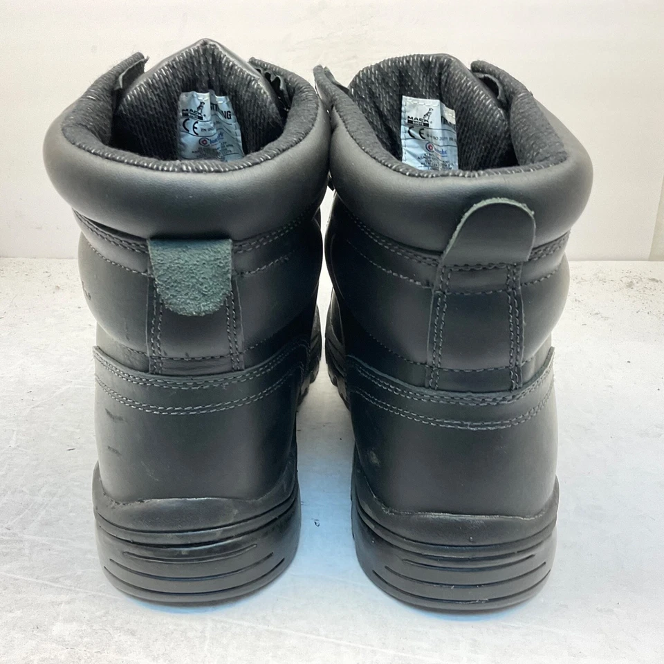 Botas de trabajo Mack para hombre 8" Charge punta de acero F2413-11 cuero negro talla 14M Foto 3 de 4