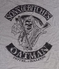 Son of Bitches Anarchy Oatman Saloon t-shirt Route 66 motorcycle