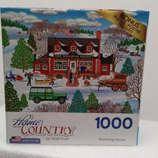 Puzzles 1000 pieces--WARMING HOUSE