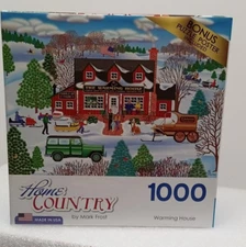 Puzzles 1000 pieces--WARMING HOUSE