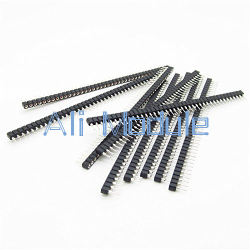 10 pz striscia PCB latta donna IC fragile 40 pin singola fila presa intestazione rotonda AM - Foto 1 di 4