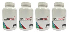 Max GXL, Unique NAC Formula, 180 Caps, 30-Day Supply, Exp. 08/2026 (Pack of 4)