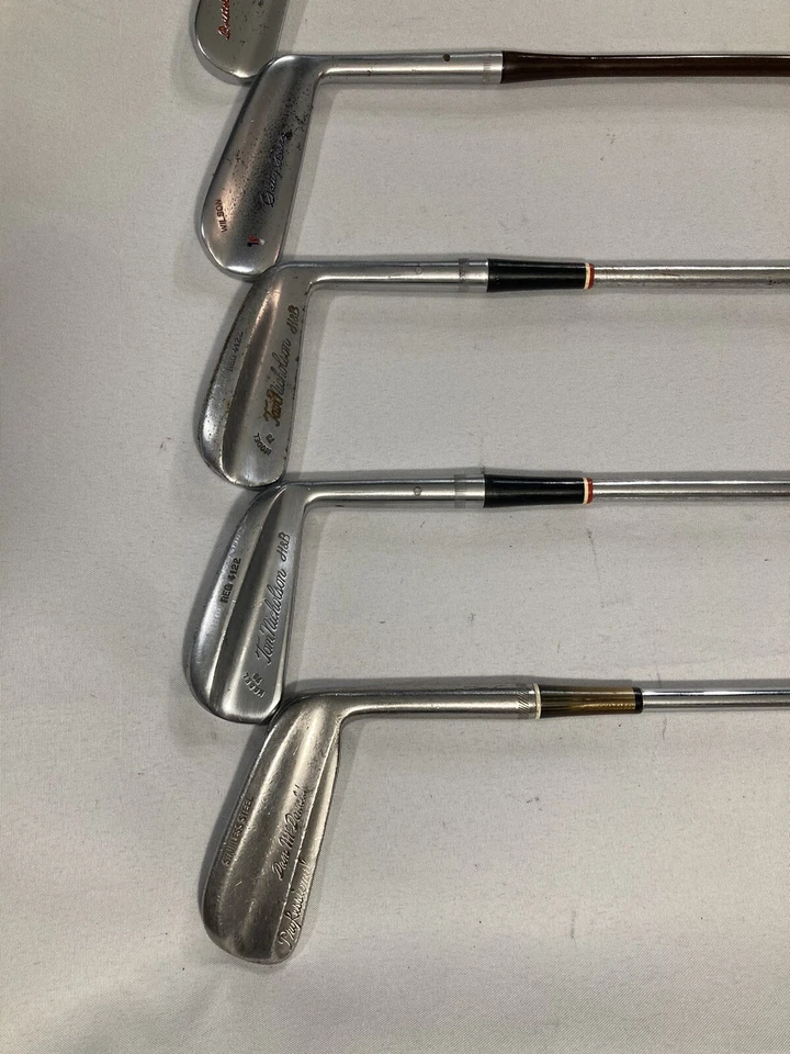 Lote De 8 Putter Club De Golf Patty Berg De Colección Tom Nicholson Acero Inoxidable Foto 3 de 4
