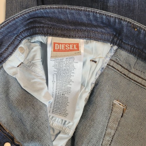 DIESEL Buster X Men's Jeans size 36x32 Blue Regular Fit Tapered Stretch NWT - Picture 13 of 14