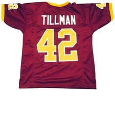 Pat Tillman Sewn Stitched Custom Maroon Jersey YOUTH Sizes