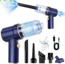 KMM Handheld Car Vacuum Cleaner, 9000Pa Vacuum Cleaner and Air Duster, 120W H...