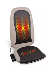 Medivon Back Massage Mat Shiatsu heated SPA massager cream beige massage chair