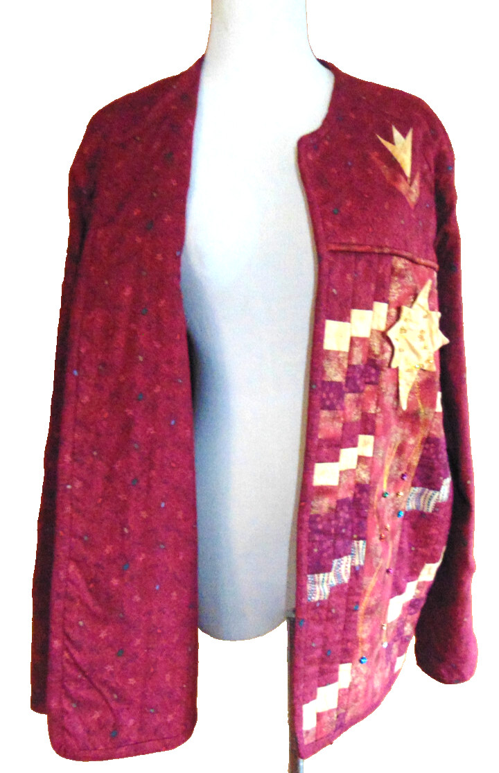 HANDMADE WOMENS PATCHWORK MULTI COLOR REVERSIBLE … - image 3