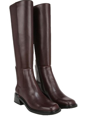 Franco Sarto Hixton Boots Leather Neutral Minimalist Bikercore Moto Size 8.5 Franco Sarto Low (1-1.9 in) Heel Height Biker Boots for  main image 4