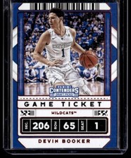 2020 Contenders Draft Picks Devin Booker Red Game Ticket Variation #20 Wildcats