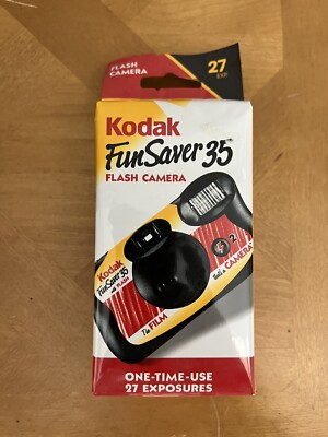 Kodak Fun Saver 35 Single-Use Disposable Camera 27ex MAX 400 Film