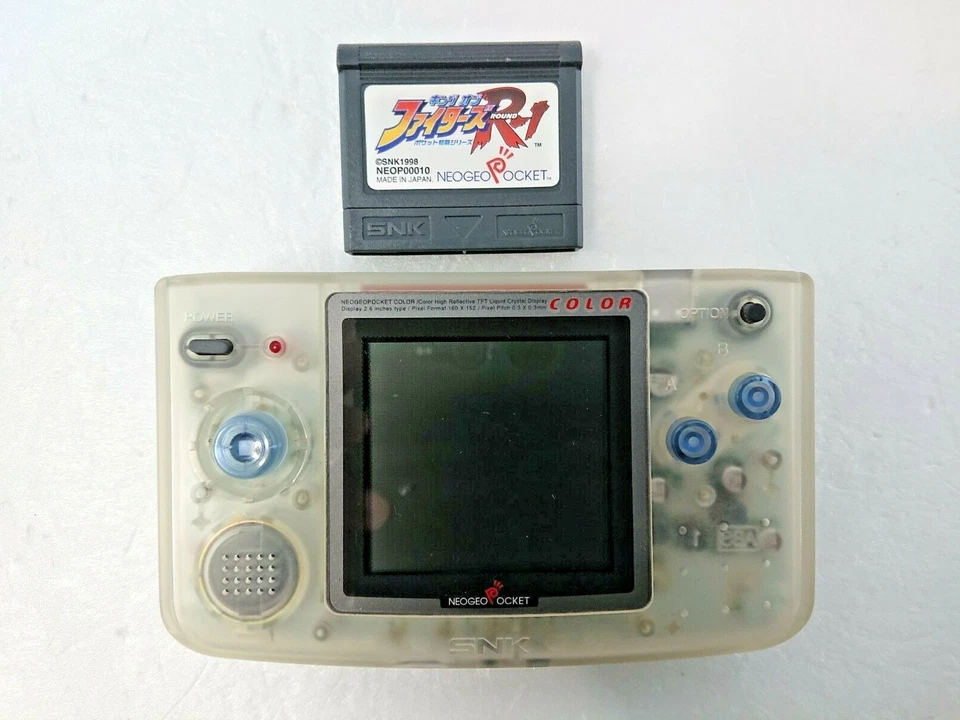 NeoGeo Pocket Color Console Clear SNK King of Fighters R-1 Japan Box Manual - Image 2 of 4