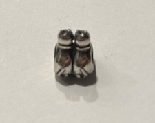 .925 Silver Charm Bracelet Twin Cats Cat Two Cats Sitting Together Bead