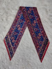 Vintage Boho Multi Colour Polyester Scarf