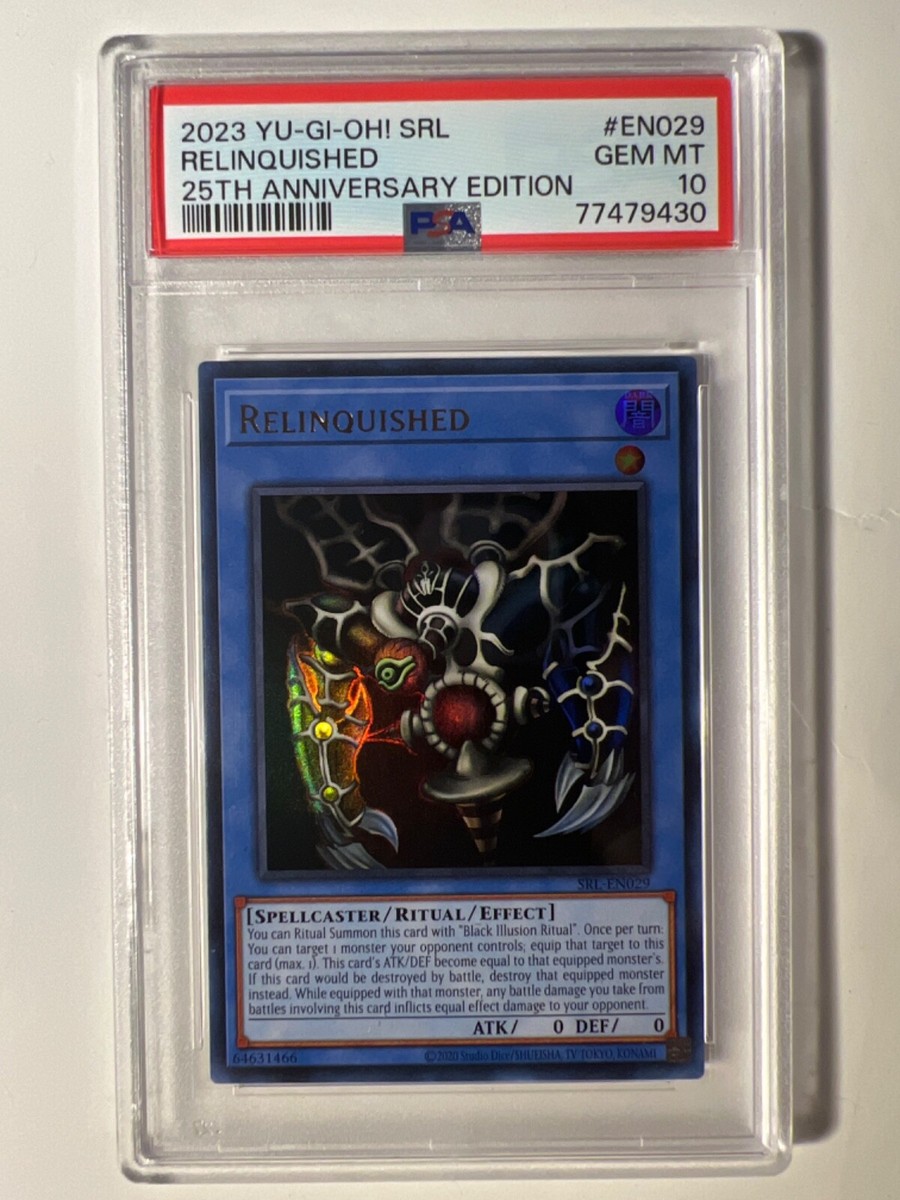 PSA 10 Yu-Gi-Oh Relinquished 25th Anniversary Spell Ruler PSA 10 Yu-Gi-Oh Relinquished 25th Anniversary Spell Ruler