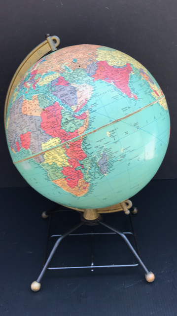 Replogle Vintage Atomic 10 inch World Globe on Metal Stand