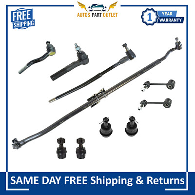 New Tie Rod End Drag Link Ball Joint Sway Bar Link Kit For 2007-2018 Jeep