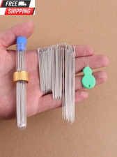 50PCS Large Eye Sewing Needles Set with Threa...