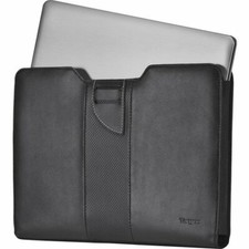 NEW Targus Black Ultralife Executive Leather Sleeve 13.3" Ultrabook MacBook Air