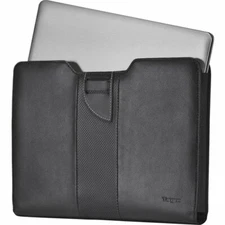 NEW! Targus Black Ultralife Executive Leather Sleeve 13.3" Ultrabook MacBook Air