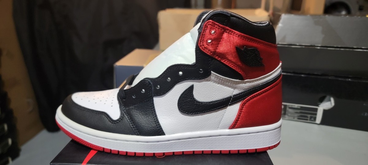 スニーカー NIKE Air Jordan 1 Retro High Dip-Toe Black 2018 SS18 WMNS Jordan 1 Retro Premium High Dipped Toe - Black W for sale | eBay