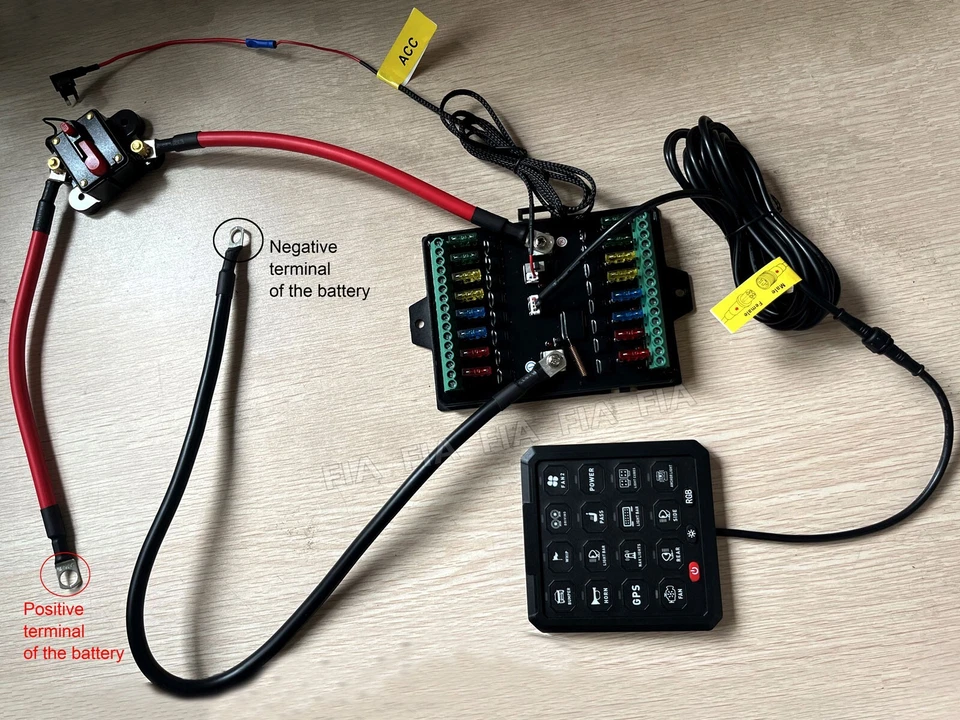 8 / 12 / 16 Gang RGB Switch Panel Automatic LED Light Relay Box On-Off Switch RF - Imagen 3 de 4