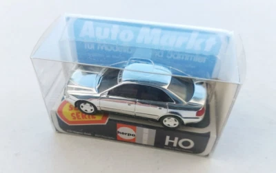 RARE MESSE SONDERMODELL / 1998 HERPA MINIATURMODELL  1/87 H0 - AUDI A4 (CHROME) - Bild 1 von 3