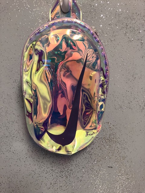 Nike Locker Iridescent Swim Bag Clear 