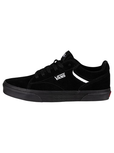 Vans Mens Seldan Suede Trainer, Black 