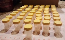 Lot of 95 Medela Colostrum Collection  Storage Containers / Caps 35ml 60ml 80ml