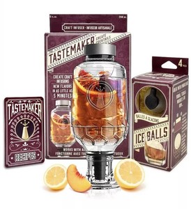 Cocktail Infuser With Recipes And Ice Ball Molds Ebay