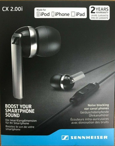 Sennheiser - CX 2.00I - 506092 Earphones - Black - Apple iOS | eBay