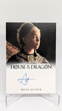 House of the Dragon Autograph Milly Alcock Full Bleed Less than 100 Auto