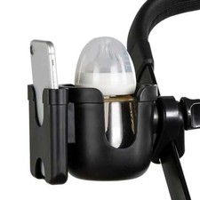 Stroller Pram Wheelchair Cup Drink Baby Milk Bottle Holder Mobile Phone Stand 