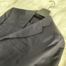 Cesare Attolini Midnight Navy Blue Wool handmade Solid Suit - 40/50 - $7900