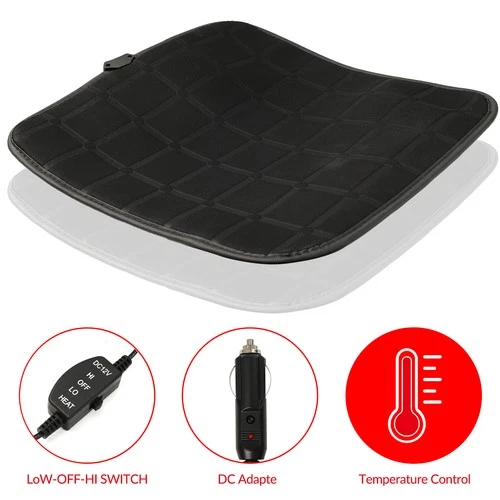 12V Universal Heated Car Seat Cover Cushion Heater Warmer Heat Winter Pad 2026