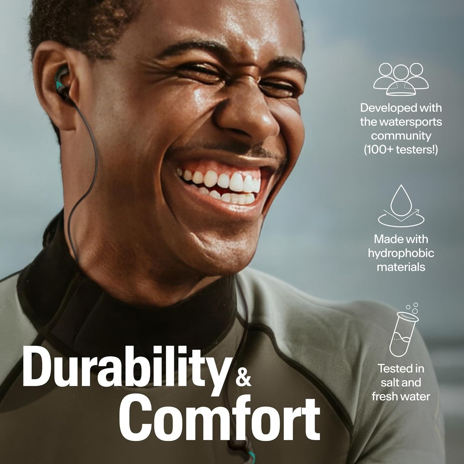 Alpine WaterSafe Pro Waterproof Ear Plugs – Secure Fit for Swimming & Surfing