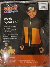 Naruto Kids' Halloween Costume Apparel Top Kit Black S/M
