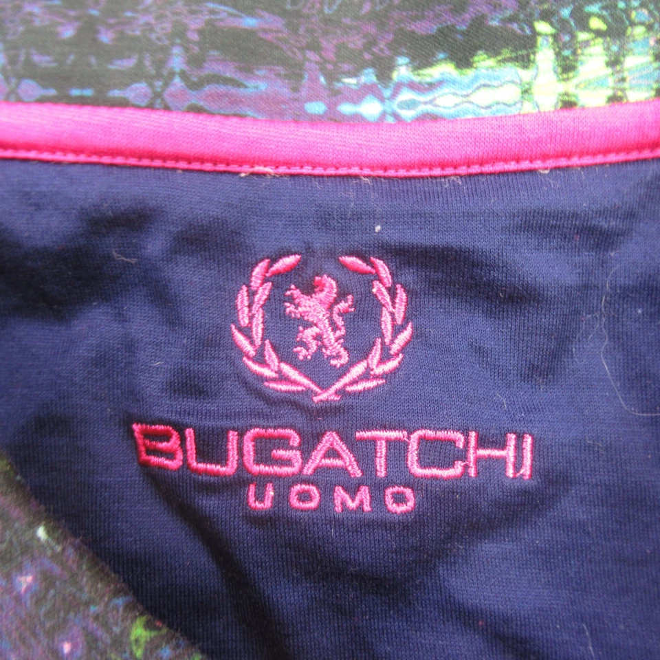 Camisa Bugatchi Para Hombre Grande Polo Manga Corta Informal Ligera Exterior Foto 4 de 4